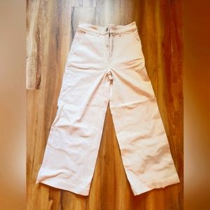 EUC Everlane The Wide-Leg Crop Pant in Pale Pink 🩷 (Sz 6)